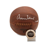 Jerry West Autographed Naismith Leather Head Basketball