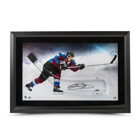 Joe Sakic Autographed Acrylic Hockey Stick Rockies Blade