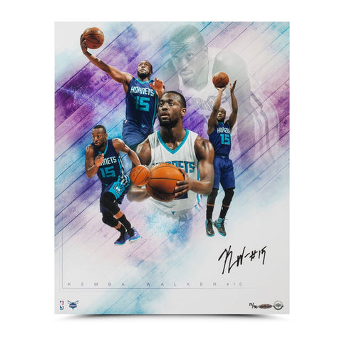 Kemba Walker Autographed Buzz Collage Photo