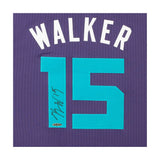 Kemba Walker Autographed Charlotte Hornets Swingman Away Jersey