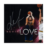 Kevin Love Autographed "For Three" 20 x 16