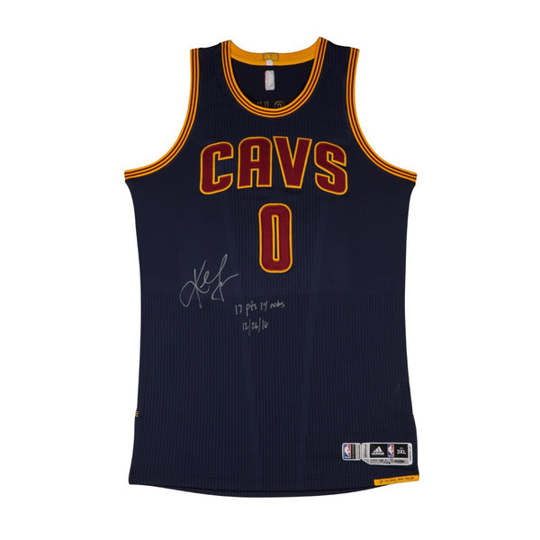 Kevin Love Autographed & Inscribed Cleveland Cavaliers Adidas Authentic Blue Game-Worn Jersey
