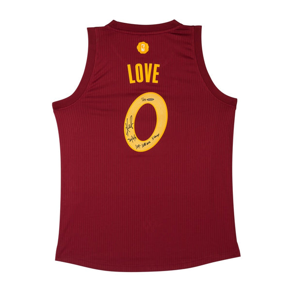 Kevin Love Autographed & Inscribed Cleveland Cavaliers Adidas Swingman Christmas Day 2016 Jersey