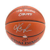 Kevin Love Autographed & Inscribed Spalding Indoor/Outdoor Basketball