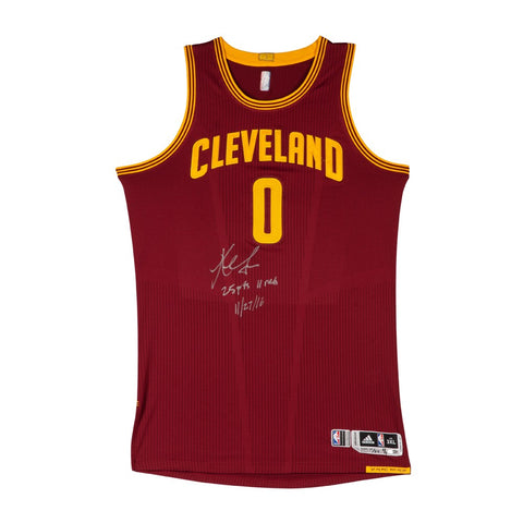 Kevin Love Autographed & Inscribed Cleveland Cavaliers Adidas Authentic Wine Game-Worn Jersey