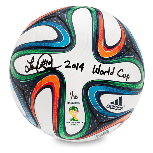 Landon Donovan Autographed & Inscribed Adidas Brazuca 2014 FIFA World Cup Match Ball