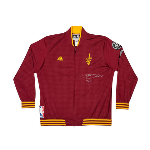 LeBron James Autographed Cleveland Cavaliers Adidas Warmup Jacket