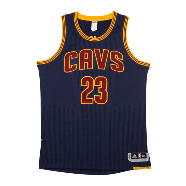 Men's Cleveland Cavaliers LeBron James adidas Navy Blue Alternate
