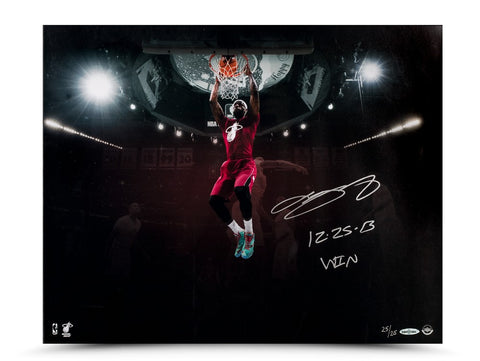 LeBron James Autographed & Inscribed "Christmas Jam" 16 x 20