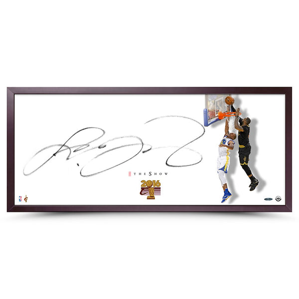 LeBron James Autographed The Show "The Block" Framed