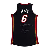 LeBron James Signed & Inscribed Miami Heat Authentic Away Jersey
