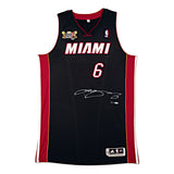 LeBron James Signed 2013 Miami Heat NBA Champions Patch Authentic Jersey