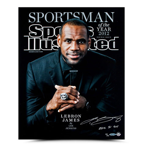 LeBron James Autographed & Inscribed "SI Sportsman of the Year" Photo