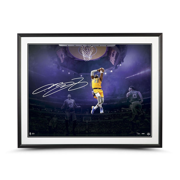 LEBRON JAMES AUTOGRAPHED “ON THIS OCCASION” 40X30 FRAMED
