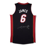 LeBron James Signed Miami Heat Authentic Adidas Away Jersey