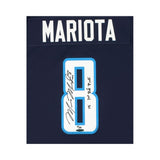 Marcus Mariota Signed & Inscribed Tennessee Titans Blue Nike Game Jersey