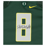 Marcus Mariota Signed University of Oregon Green Nike Game Jersey