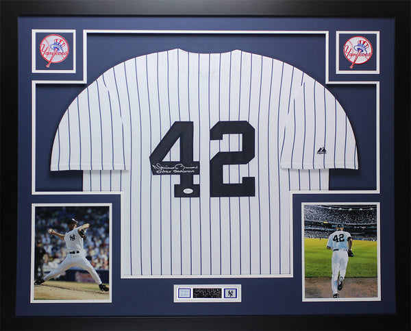 Mariano Rivera Autographed and Framed P/S Yankees Sandman Jersey