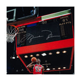 Michael Jordan Autographed 1988 Scoreboard Dunk Framed Photo 30 x 40