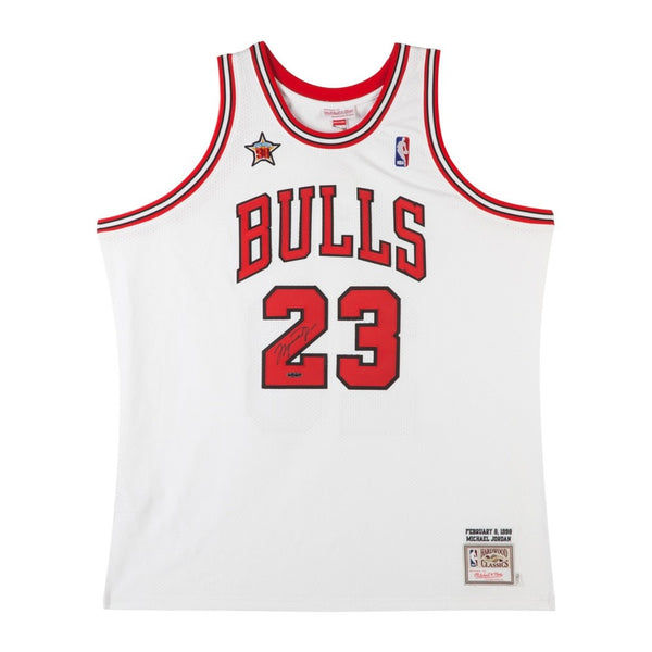 Michael Jordan Autographed 1998 NBA All-Star Game Chicago Bulls Mitchell & Ness Jersey