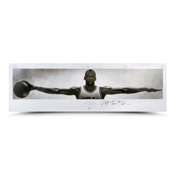Michael Jordan Autographed & Inscribed "Wings" Print