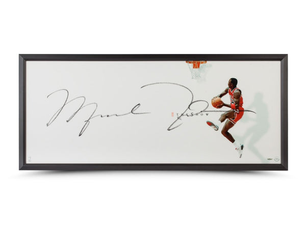 Michael Jordan Autographed The Show II 46x20 Framed