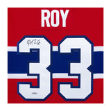 Patrick Roy Autographed Authentic Heroes of Hockey Red Montreal Canadiens Jersey