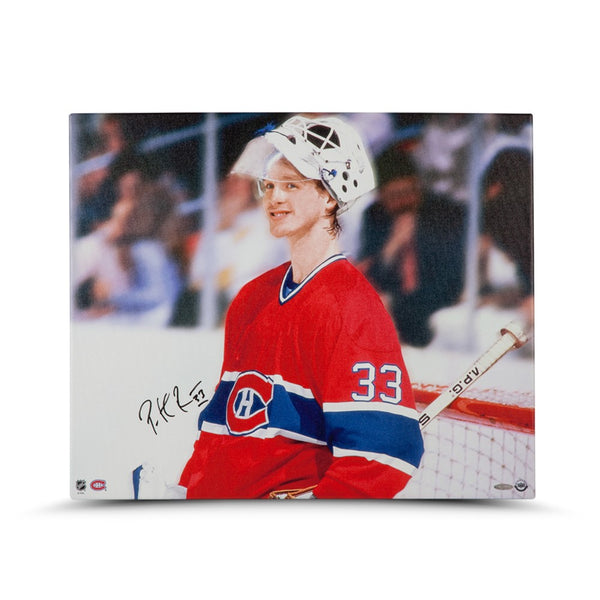 Patrick Roy Autographed "Beginnings" 20 x 24 Canvas