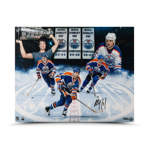 Paul Coffey Autographed "3x Stanley Cup Champion" 16 x 20