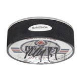 Paul Coffey Autographed Edmonton Oilers Acrylic Puck