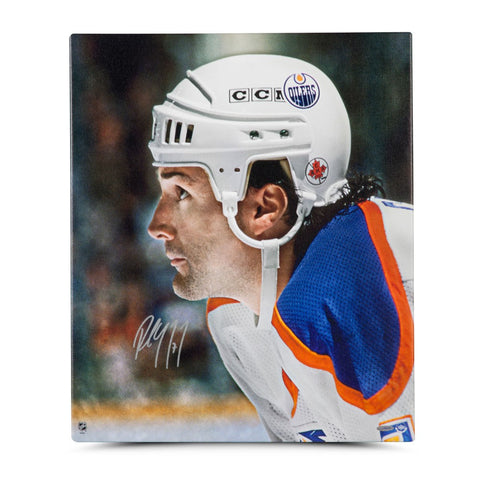 Paul Coffey Autographed "Up Close & Personal" Canvas