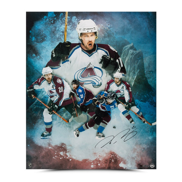 Peter Forsberg Autographed Avalanche Collage 20 x 24 Photo