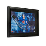 Peter Forsberg Autographed Quebec Stick Blade Framed 25 x 17