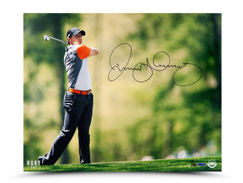 Rory McIlroy Autographed Driven Photo