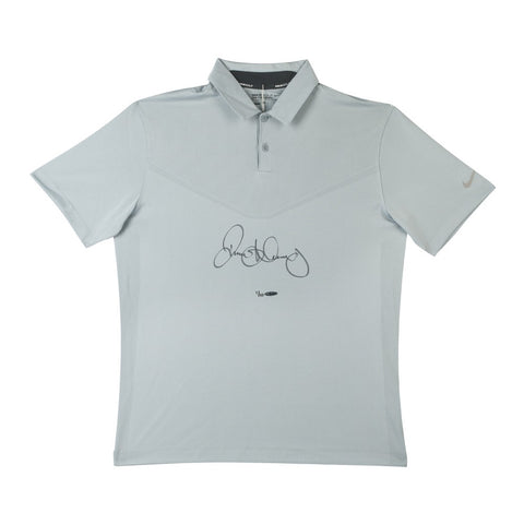 Rory McIlroy Autographed Grey and Silver Nike Polo