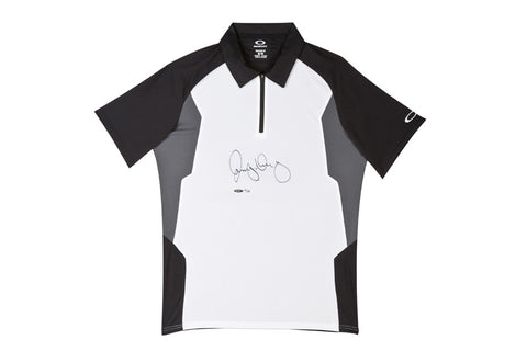 Rory McIlroy Autographed Side Block Oakley Polo