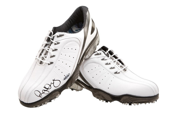 Rory McIlroy Autographed Foot Joy Golf Shoes - White