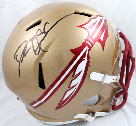 Deion Sanders Signed Florida State Seminoles F/S Speed Helmet-Beckett W Hologram