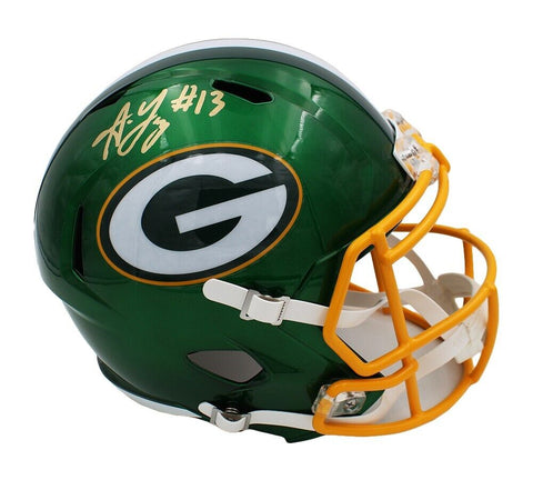 Allen Lazard Signed Green Bay Packers Speed Full Size Flash NFL Helmet
