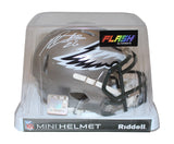 Miles Sanders Autographed Philadelphia Eagles Flash Mini Helmet Beckett 35973