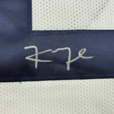 FRAMED Autographed/Signed KHALIL MACK 33x42 Chicago Retro White Jersey BAS COA