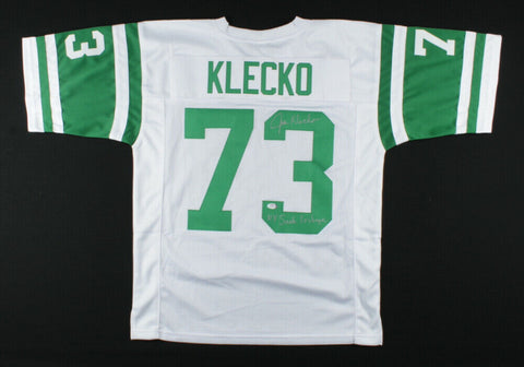 Joe Klecko Signed New York Jets Jersey Inscribed "NY Sack Exchange" (PSA COA)