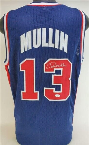 Chris Mullin Signed Team USA Jersey (JSA COA) Golden State Warriors 5xAll Star