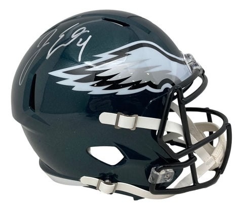 Jake Elliott Signed Philadelphia Eagles Full Size Replica Speed Helmet JSA