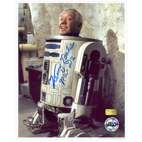 Kenny Baker Autographed Star Wars A New Hope R2-D2 8x10 Photo