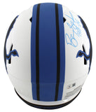 Lions Barry Sanders "2x Insc" Signed Lunar Full Size Speed Proline Helmet BAS