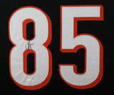 CHAD JOHNSON (Bengals black SKYLINE) Signed Autographed Framed Jersey JSA