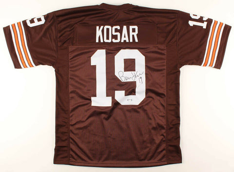 Bernie Kosar Signed Cleveland Browns Jersey (PSA Holo) 2xPro Bowl Q.B. Unv Miami