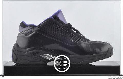 Detroit Pistons Team Logo Basketball Shoe Display Case-Fanatics