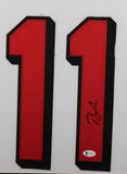 BRANDON AIYUK (49ers white SKYLINE) Signed Autographed Framed Jersey Beckett